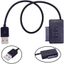 Адапторен кабел USB към 13Pin Slimline SATA Laptop CD/DVD Rom 13-Pin 13ПИНА 13-пин Optical Drive, снимка 3