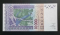 Западно Африкански Щати.10 000 франка. 2003 г. Най големият номинал.Буква D - Мали. UNC., снимка 2