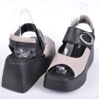 СЕЗОН'24! Ефектни дамски сандали на платформа-Естествена кожа-Два цвята, снимка 8 - Сандали - 45191814