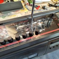 Hitachi trk-650e stereo radio cassette recorder, снимка 5 - Радиокасетофони, транзистори - 45402825