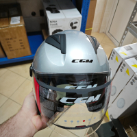 ПРОМО: Каска шлем CGM 130a DAYTONA Mono Silver XL 61-62 см, снимка 8 - Спортна екипировка - 45003730