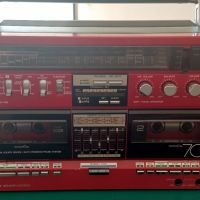 Продавам радиокасетофон boombox Sharp gf 700 Japan red , снимка 4 - Радиокасетофони, транзистори - 45822196