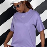 Nike Women's EssentialsTee Bf Lbr Дамска тениска / T-Shirt, снимка 4 - Тениски - 45559059