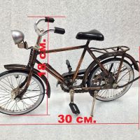 Ретро метален Велосипед за декорация-30 см., снимка 2 - Декорация за дома - 45914592