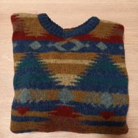 Мъжки вълнен пуловер L, снимка 1 - Пуловери - 45386265