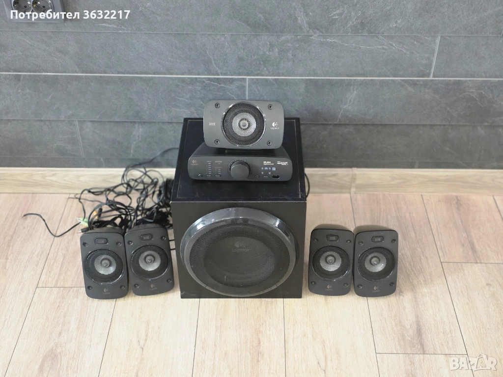 Аудио система Logitech - Z906, 5.1, снимка 1