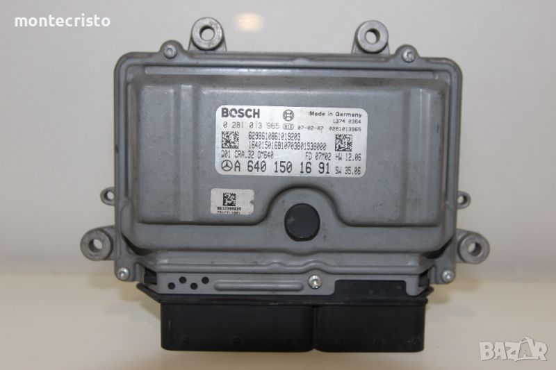 Моторен компютър ECU Mercedes A-class W169 (2004-2012г.) A 640 150 16 91 / A6401501691 / 0281013965, снимка 1