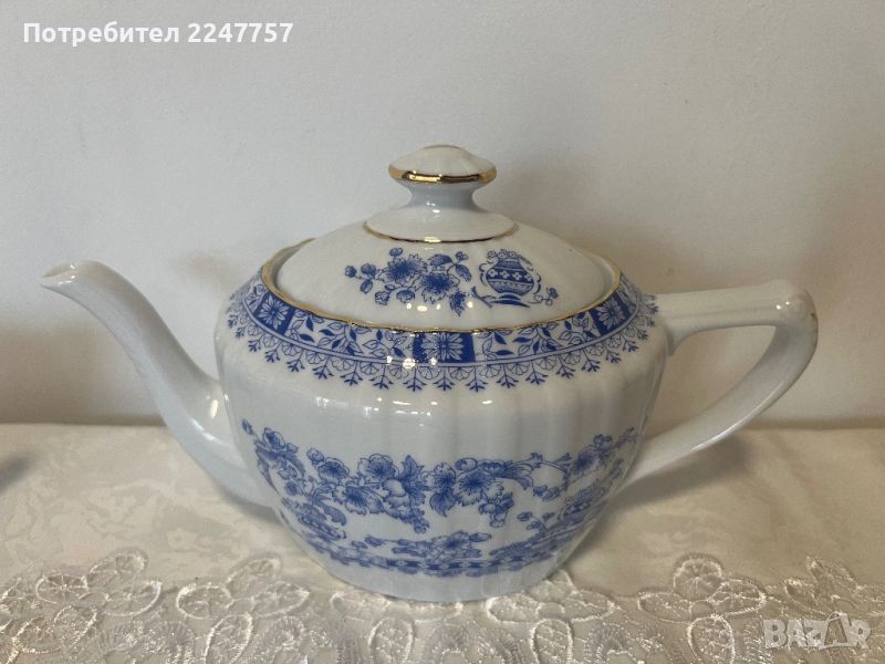 Чайник порцелан China Blau, снимка 1