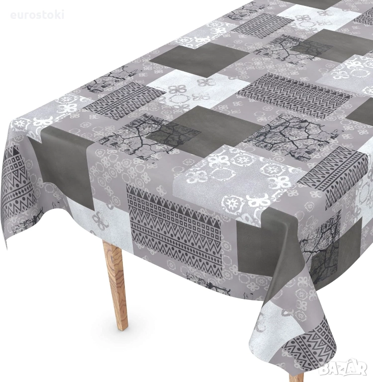 Покривка за маса от мушама, която може да се пере, 100 х 140см, правоъгълна, първокласен текстилен , снимка 1