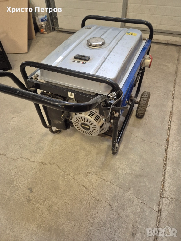 Генератор за ток бензинов трифазен 5500W, снимка 1