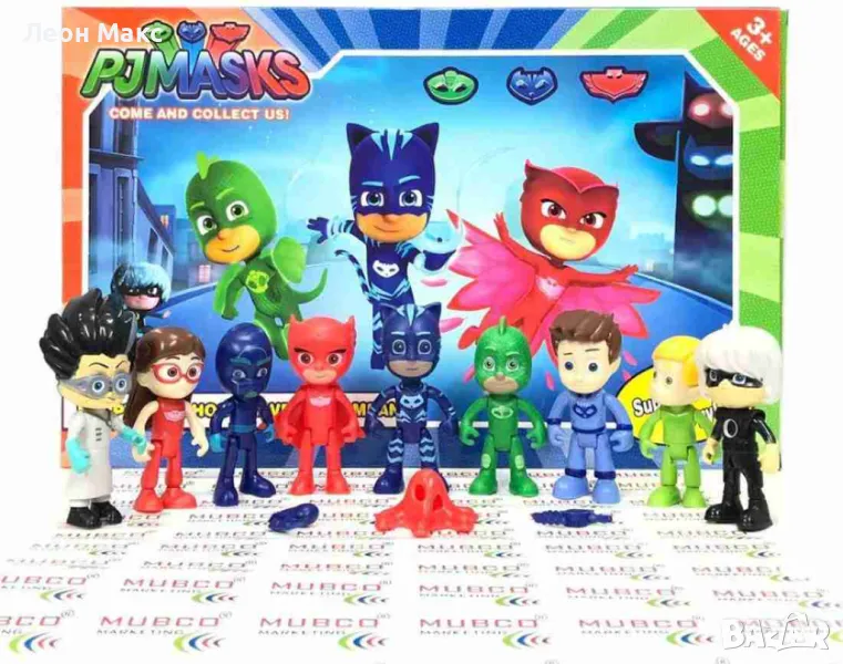 Фигурки Пи Джей маск PJ Masks 9 броя, снимка 1