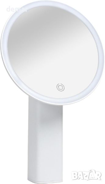 Bauer 62269 Кръгло огледало за гримиране с LED осветление,безжично USB акумулаторно,залепваща основа, снимка 1