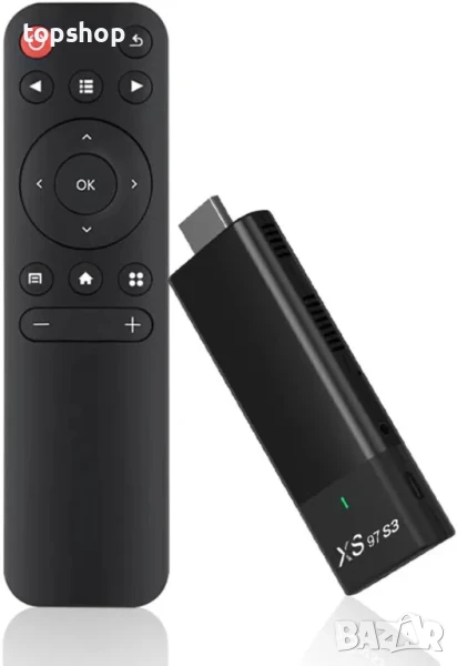 НОВ, НА БЪЛГАРСКИ DLMDL XS97 S3: 4K Ultra HD TV Stick с четириядрен процесор и двулентов WiFi..., снимка 1
