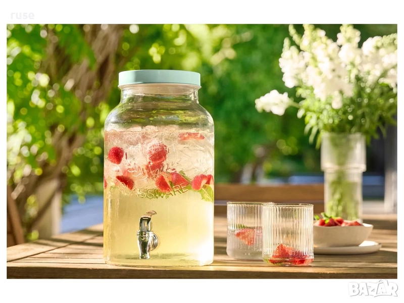  НОВИ! Диспенсър за напитки 5.6л буркан с канелка, снимка 1