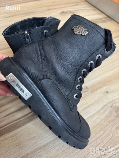 Оригинални бутикови боти естествена кожа HARLEY DAVIDSON! 37 н, снимка 1