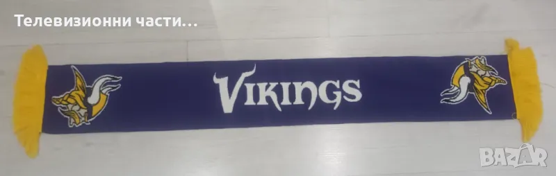 Minnesota Vikings Минесота Вайкингс зимен шал NFL американски футбол, снимка 1