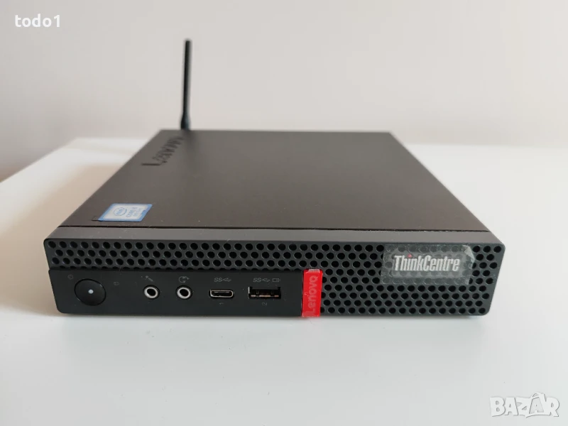 Lenovo ThinkCentre M720q Tiny Desktop i5-8500T/PCIe SSD 512GB+HDD 500GB/16GB, снимка 1