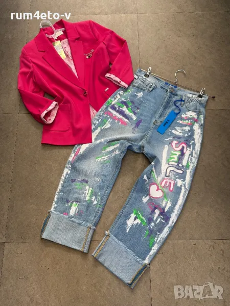 Ефектни дамски дънки , снимка 1