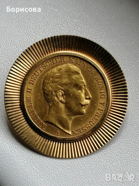 Немска златна брошка , снимка 1