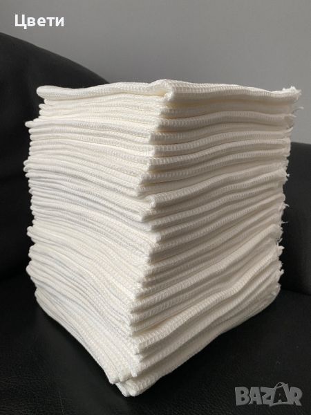 Памучни, вафлени кърпи - неизползвани, снимка 1