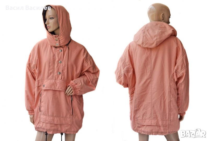 Rodeo Дамско шушляково яке Розово с качулка, снимка 1