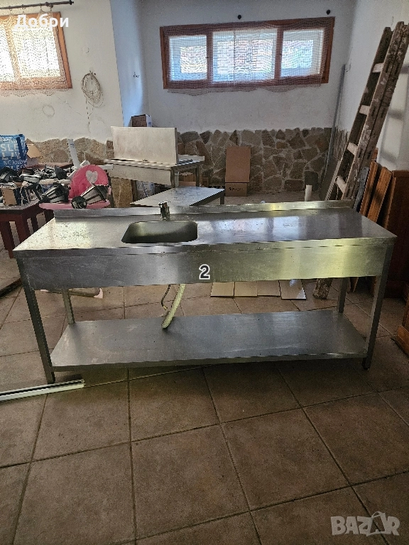 Плот с мивки от неръждаема стомана, снимка 1