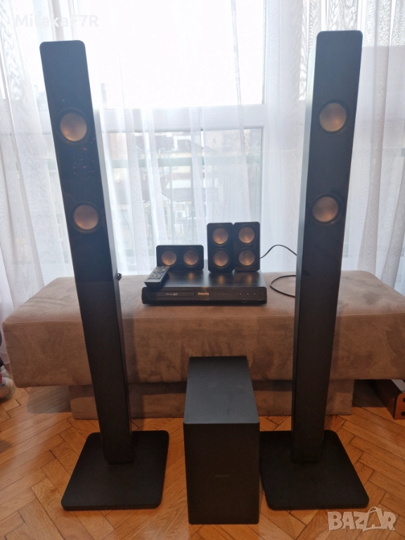 Домашно кино Phillips 5.1 Home theater Blu Ray, снимка 1