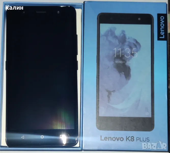 Lenovo K8 Plus Venom Black Dual SIM - 32GB 3GB RAM, снимка 1