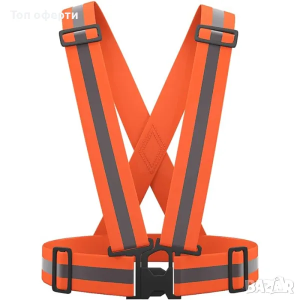 Светлоотразителни тиранти - РА299 - ОРАНЖЕВИ, снимка 1