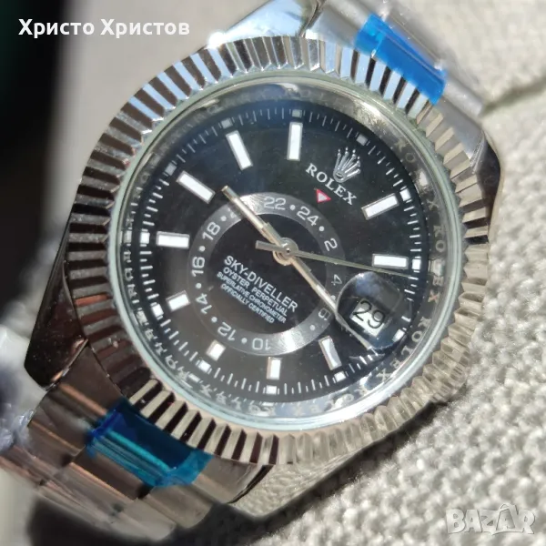 Мъжки луксозен часовник Rolex Sky-Diveller Oyster Perpetual , снимка 1