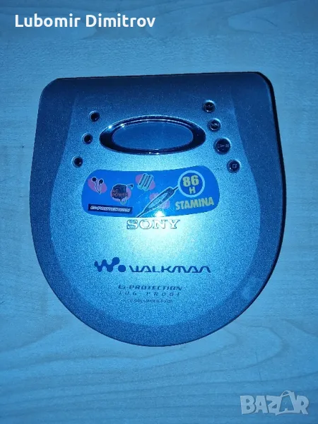 Портативен CD плейър Sony Walkman D-EJ725 - Сребрист, снимка 1