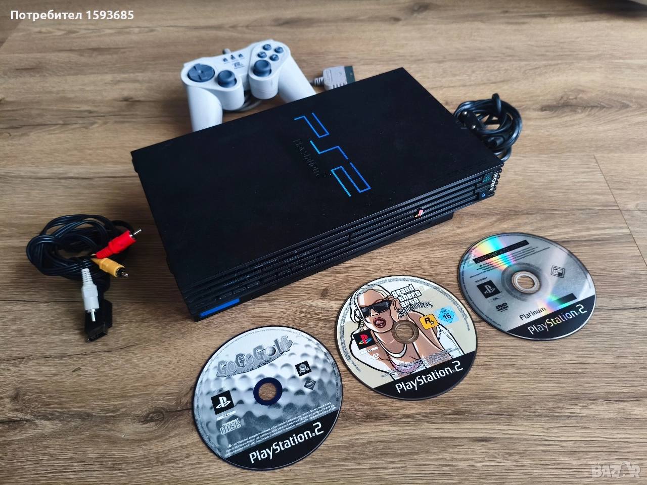Playstation 2 + GTA, снимка 1