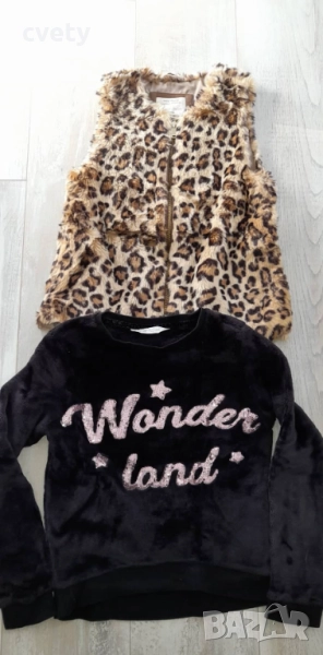 Елече Zara и топла блуза НМ за ръст 140 , снимка 1