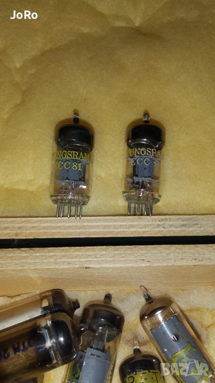 Радиолампи ECC81 Tungsram два двойни триода, снимка 1