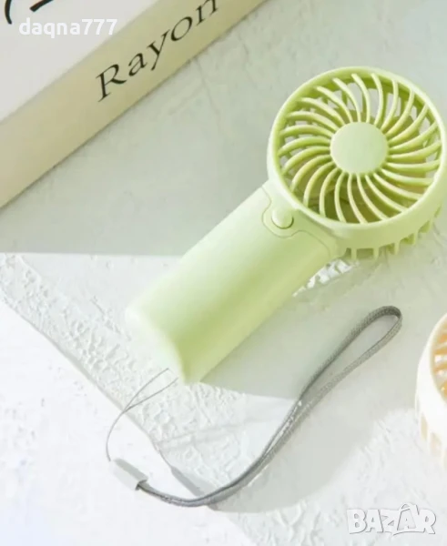 Мини преносим вентилатор на батерии, снимка 1