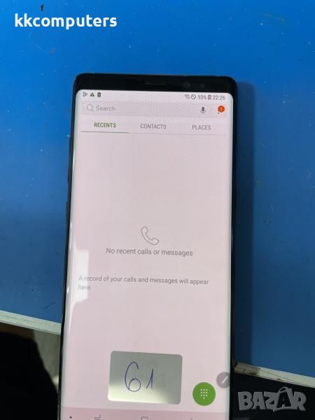 LCD Дисплей за Samsung SM N950F Note 8 / GH96-12728A/ Тъч скрийн + Рамка / Черен / ДЕФЕКТ 61 Баркод , снимка 1