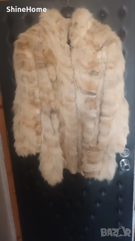 Дамско палто от лисица ,естествена кожа , снимка 1