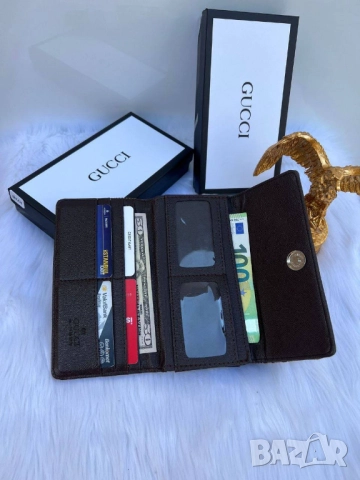 портмоне в кутия gucci, снимка 5 - Портфейли, портмонета - 51456915