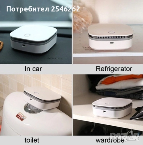 Преносим мини пречиствател за въздух, снимка 6 - Други - 52964118