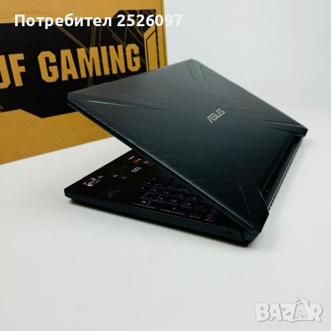 ASUS TUF FX505/Ryzen 7 3750H/24GB DDR4/GTX 1650/512GB NVMe, снимка 5 - Лаптопи за игри - 46700568