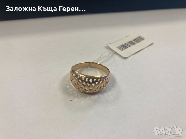 Дамски златен пръстен 3,24гр размер 60, снимка 2 - Пръстени - 45113161