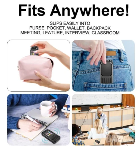 Bluetooth5.3 ИИ Диктофон Преводач Изкуствен Интелект Реч>Текст>Обобщаване APP Контрол Сензорен Екран, снимка 7 - Други - 50617215