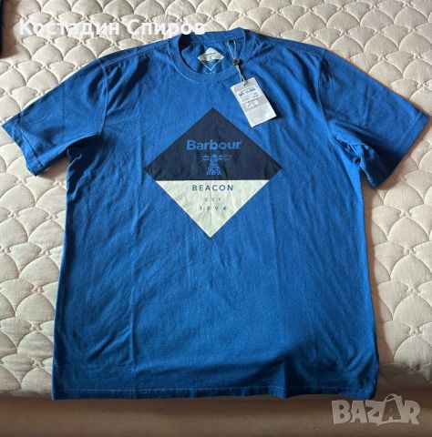 мъжка тениска Barbour, XXL, снимка 3 - Тениски - 45170270