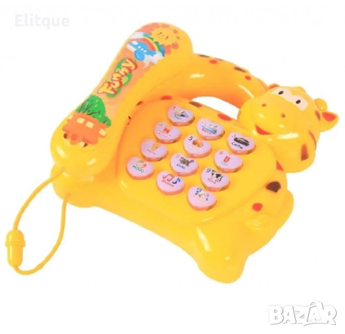 Детска играчка Музикален телефон със звуци и светлини, снимка 4 - Други - 52786678