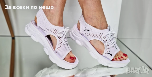 Puma Дамски Спортни Ежедневни Сандали С Връзки Пума От 36 До 41 Номер - Бели Или Черни Код P843, снимка 3 - Сандали - 50834852