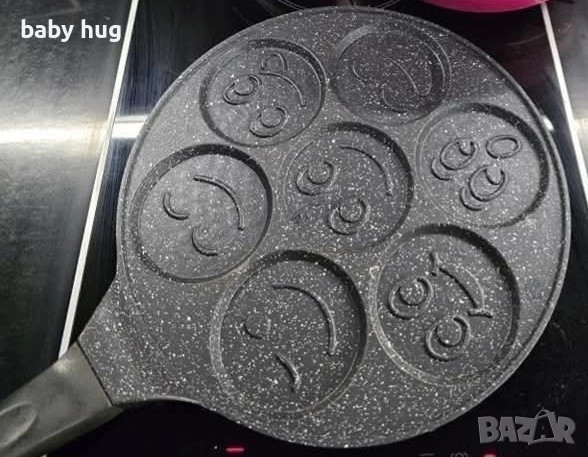 Усмихнат тиган за палачинки, снимка 3 - Съдове за готвене - 51808346