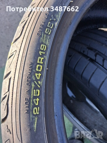 245 40 19 GOOD YEAR 2бр летни RUN FLAT , снимка 6 - Гуми и джанти - 53829451