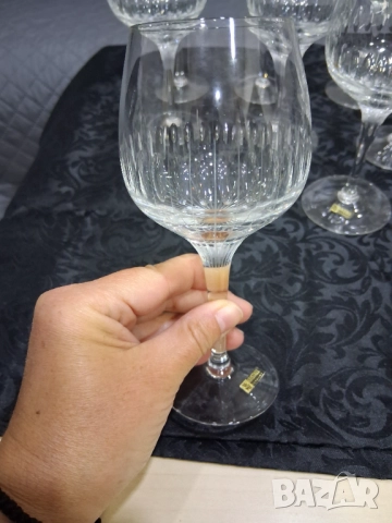 Комплект 12 чаши немски кристал WMF, снимка 13 - Антикварни и старинни предмети - 51937744