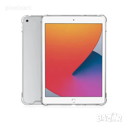 Силиконов прозрачен кейс за iPad, снимка 2 - Калъфи, кейсове - 48076410