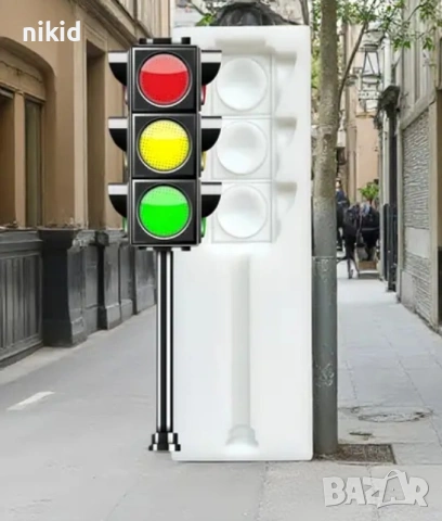 Светофар пътен знак силиконов молд форма фондан шоколад гипс декор украса